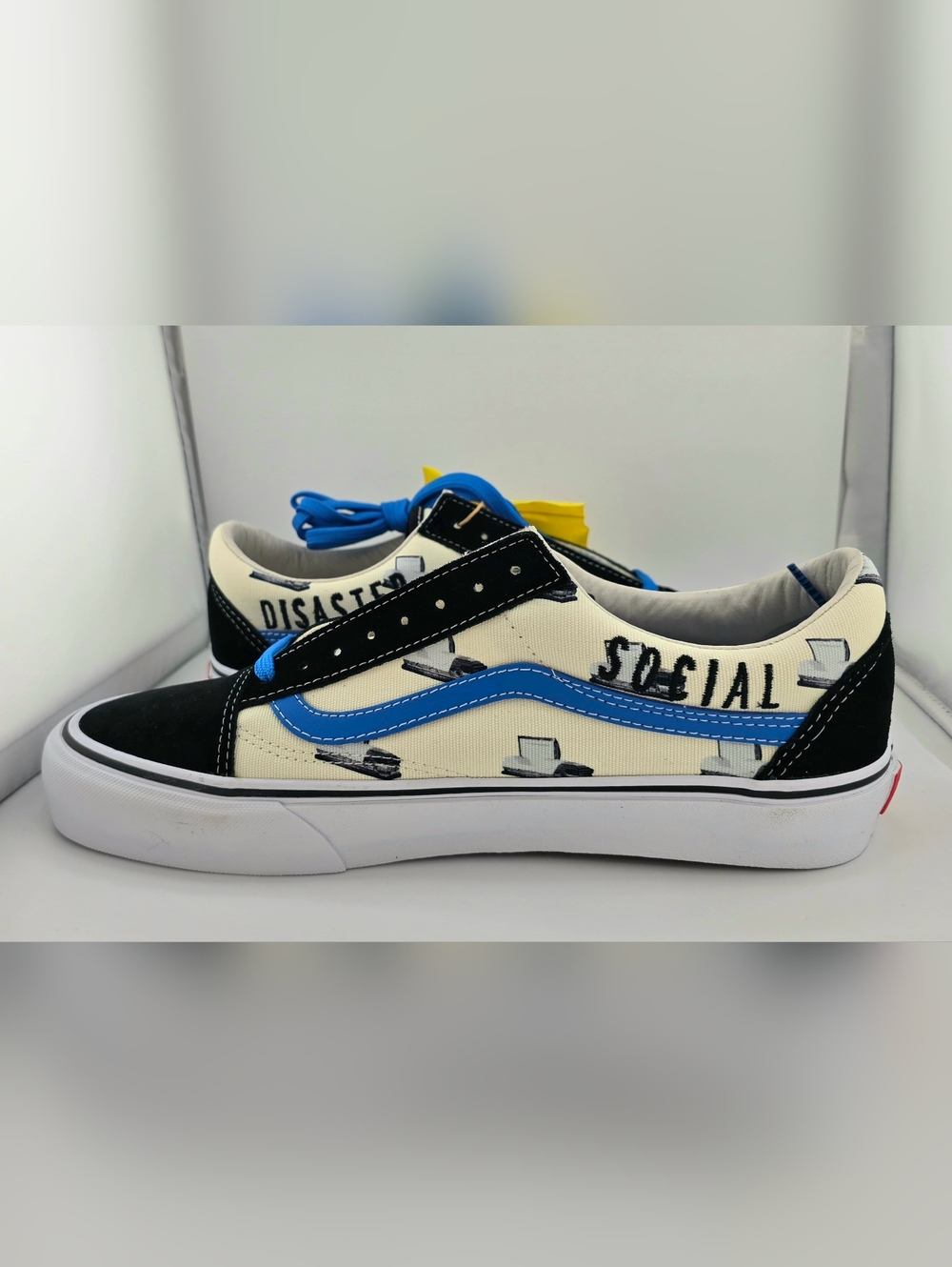 Cali Thornhill Dewitt x Vans Vault Old Skool LX 'Black Social Disaster' 10.5M - Picture 7 of 11